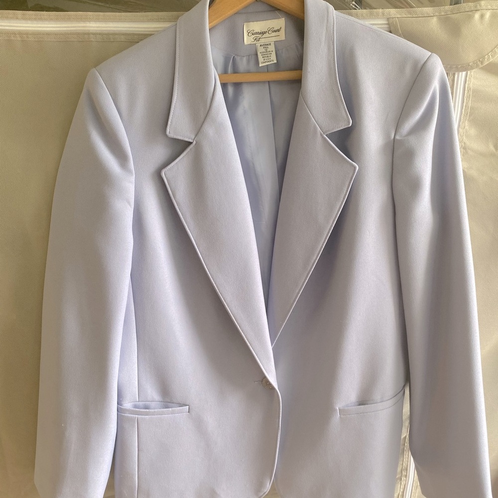 CARRIAGE COURT FIT- Lt. Blue Blazer